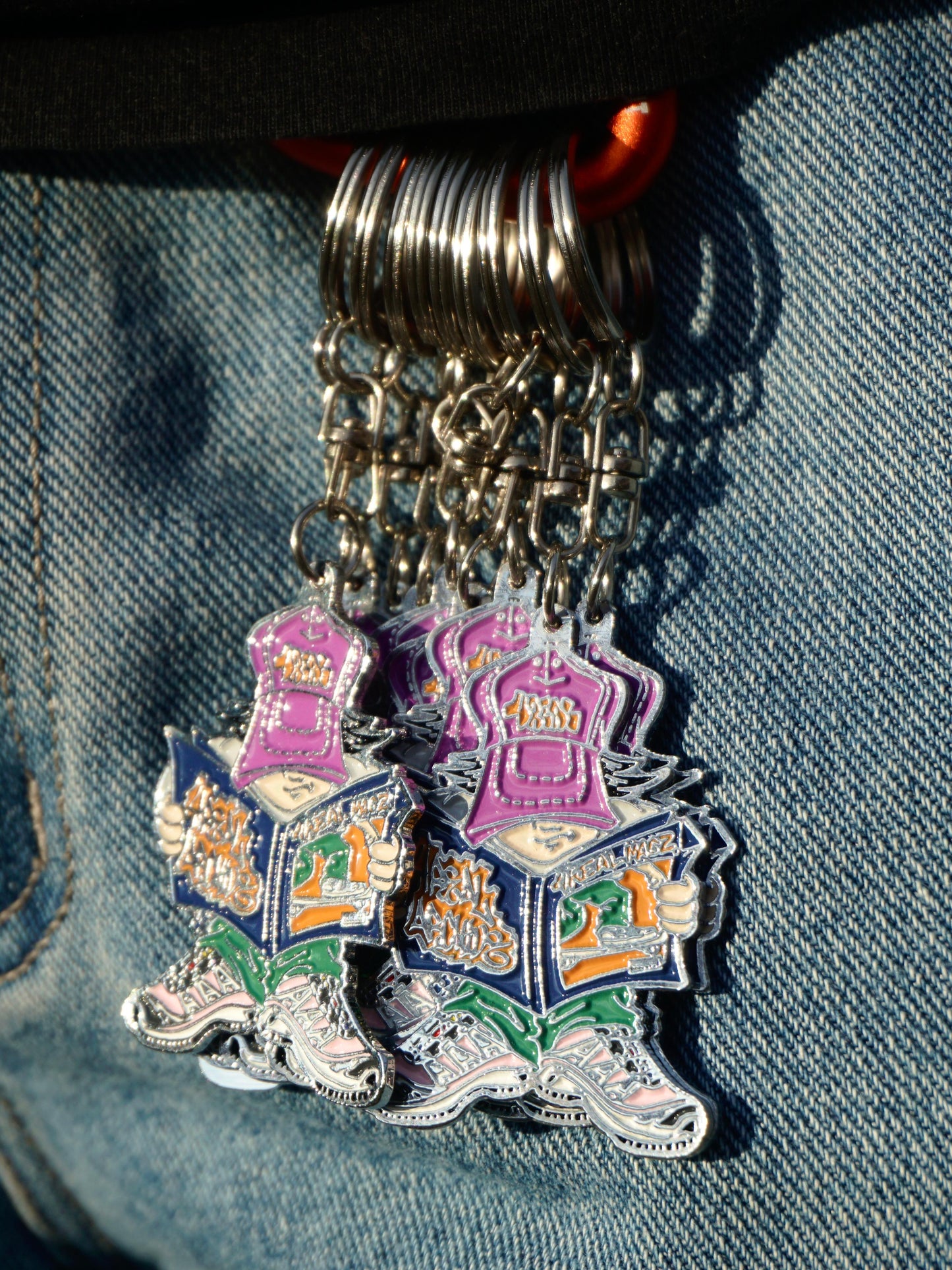 Keychain " 4Real Nerd Zine "