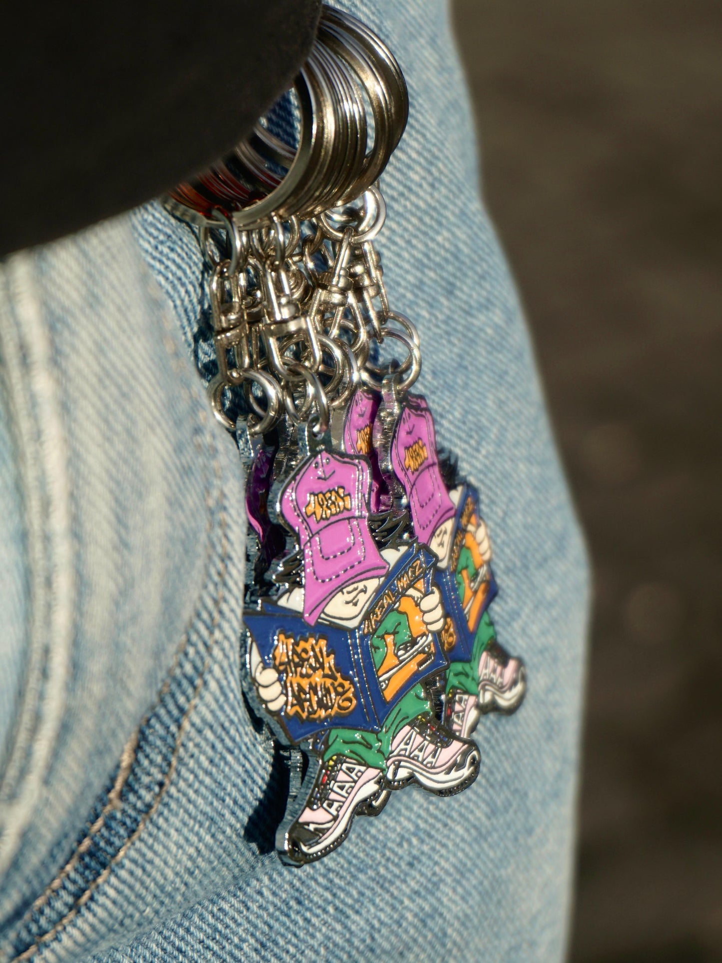 Keychain " 4Real Nerd Zine "