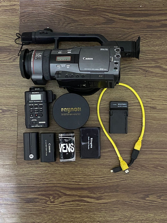Canon XV2 Ready to film with MRC-1 Tapeless