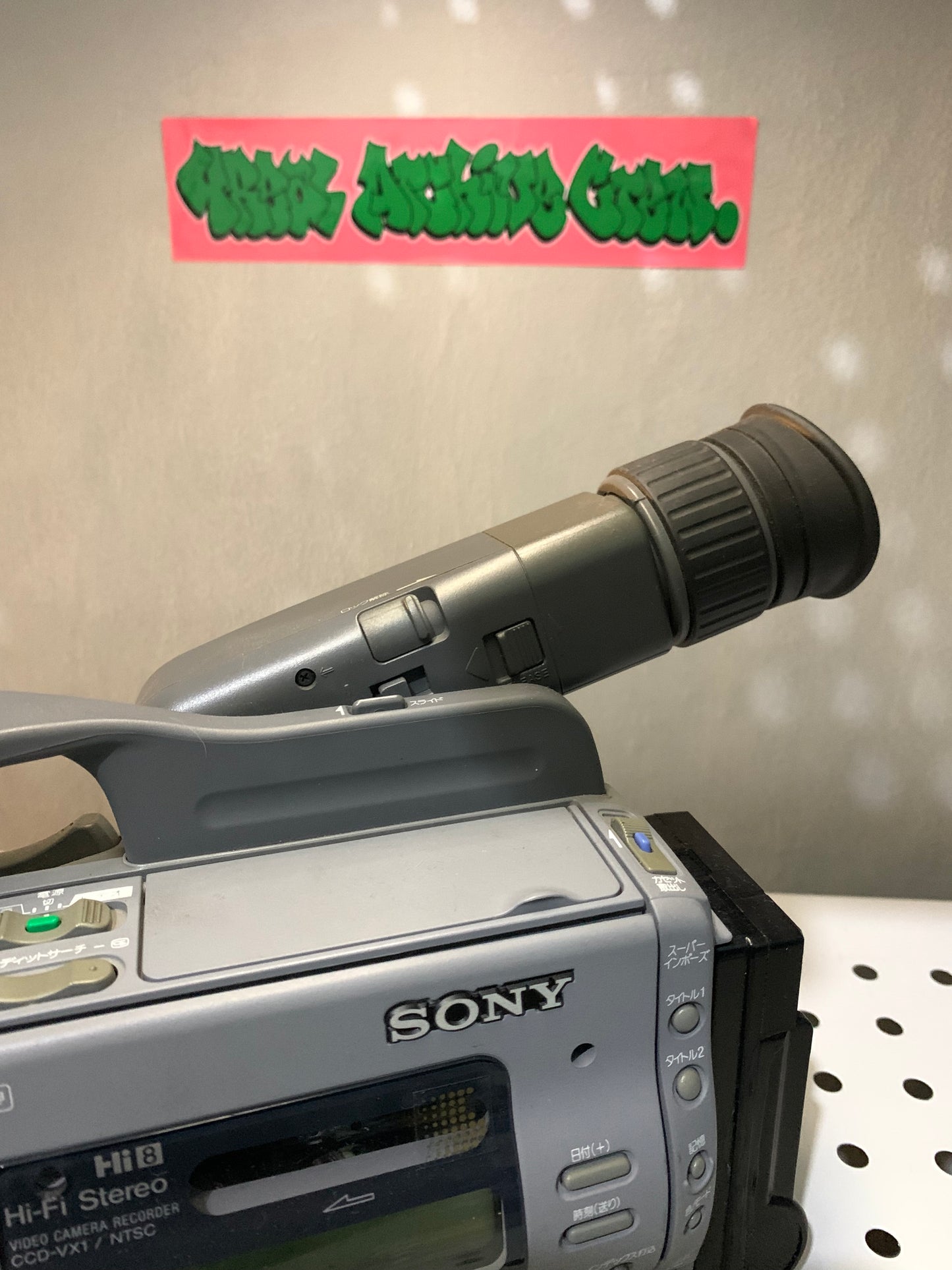 Sony CCD VX3 Video Hi8 Japan Version ( NTSC ) Rare