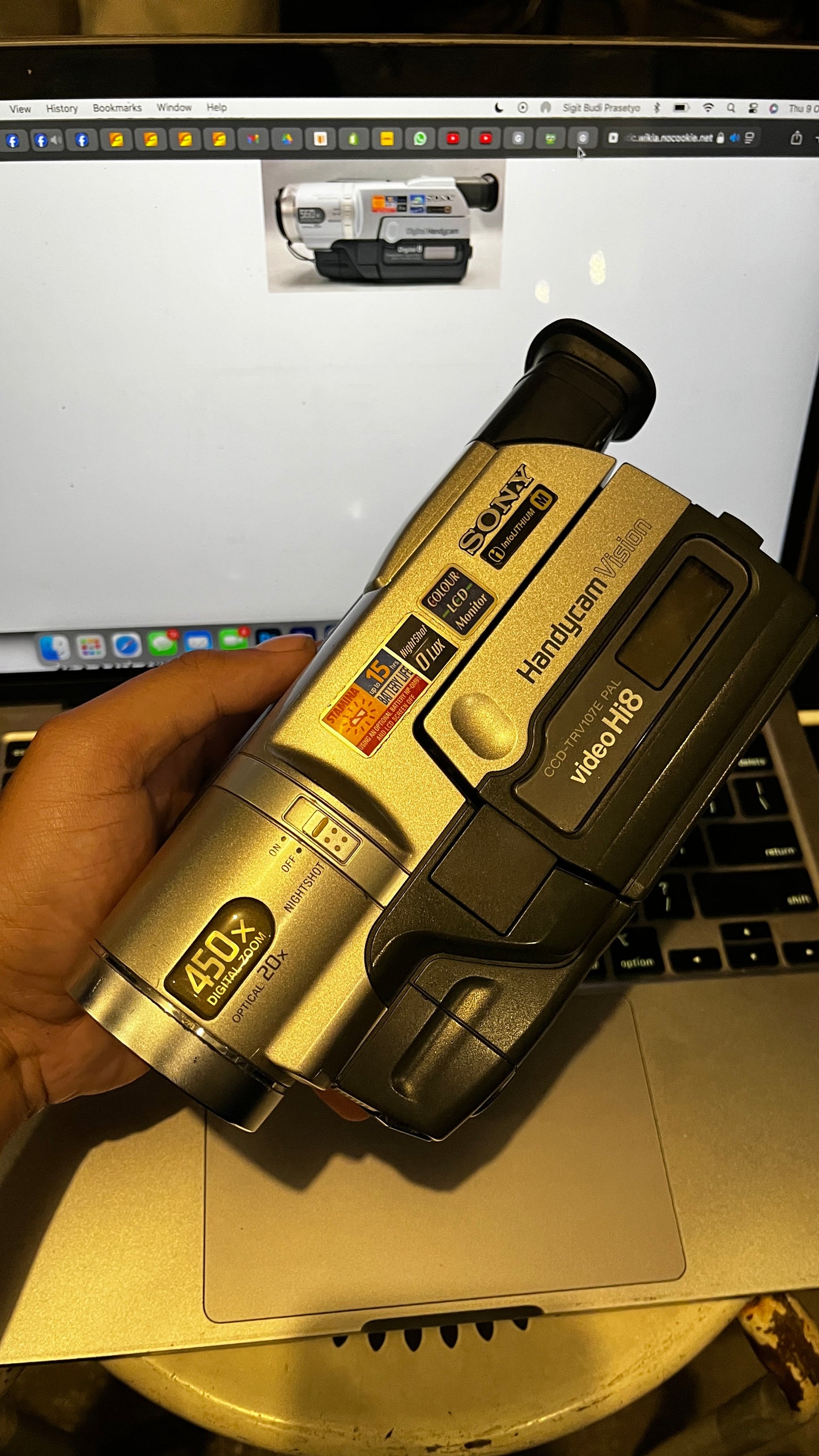 SONY TRV-107 Hi8 Fully Working ( Tristan )