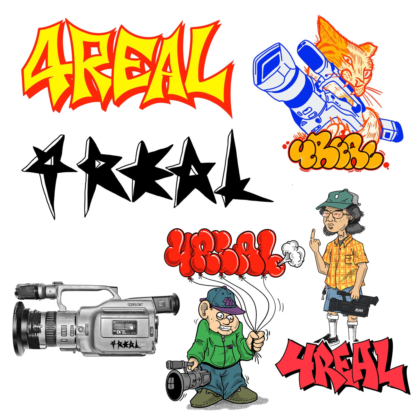 4Real Sticker Packs